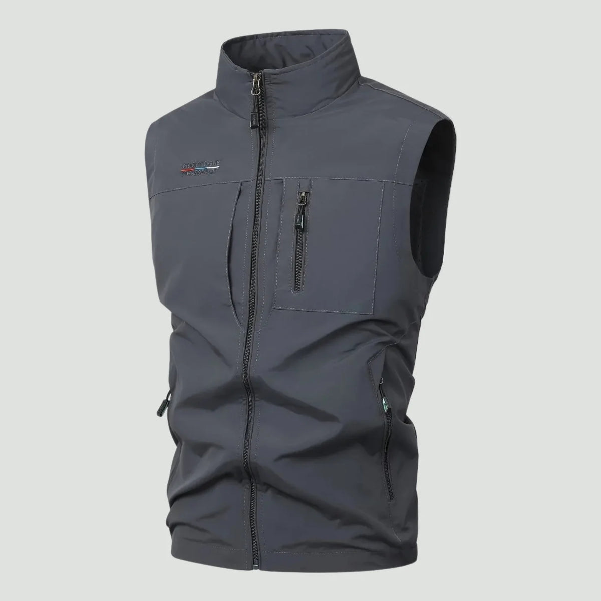 Heren Outdoor Vest met Meerdere Zakken – Sneldrogend – Lichtgewicht