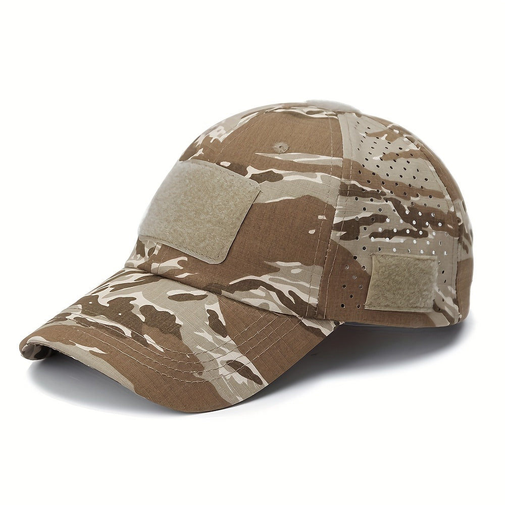 Heren Camouflage Pet - Ademend - Brillenhouder - UV-Bescherming