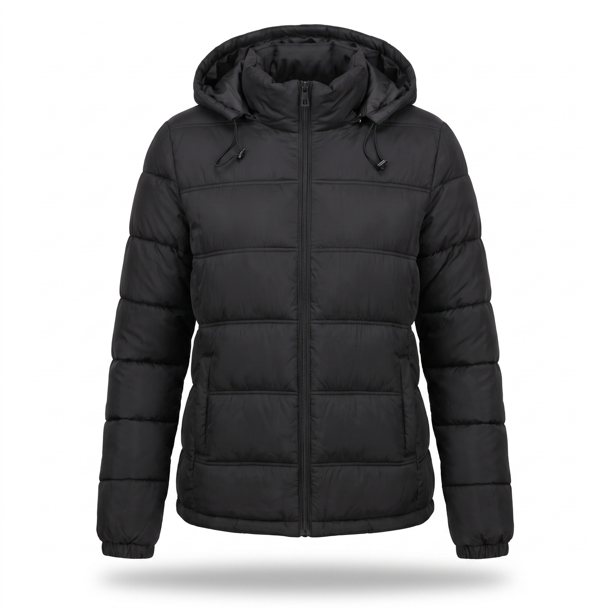 Korte winterjas dames met capuchon