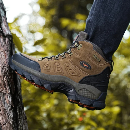 Wandelschoenen heren waterafstotend met orthopedische zool