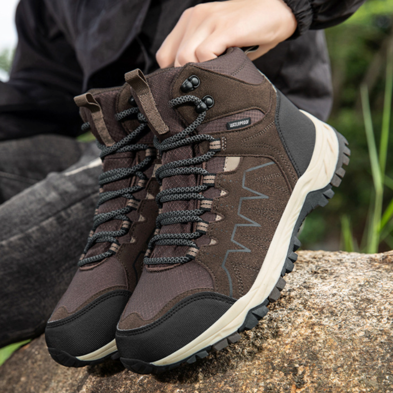 Wandelschoenen dames en heren enkelhoog waterafstotend
