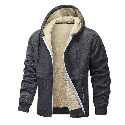 Hoodie met Rits Heren - Winddicht & Gevoerd - Diepe Zakken
