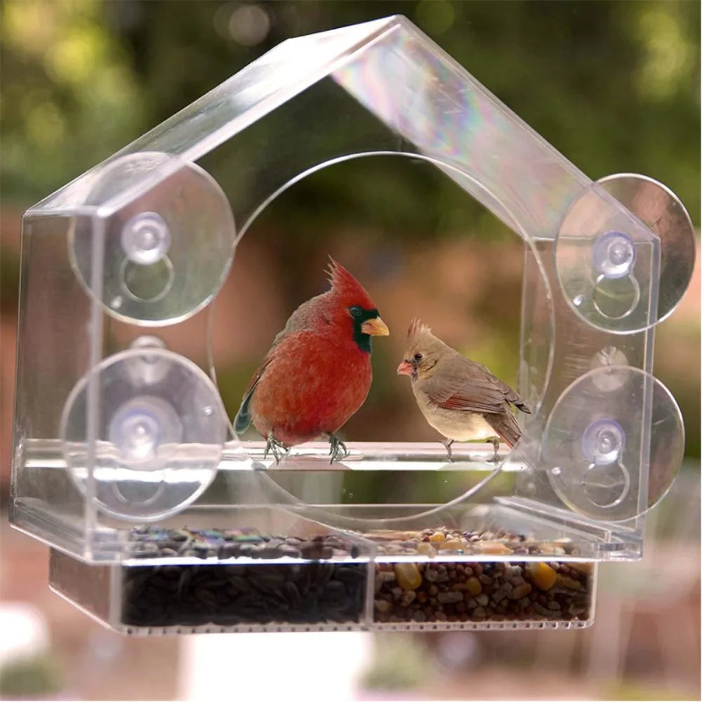OutdoorHaven - Vogelhuisje voor op je raam