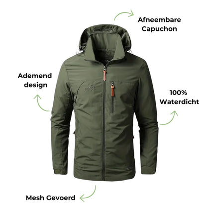 Heren Outdoor Jas Voorjaar - Tussenjas - Water- en winddicht