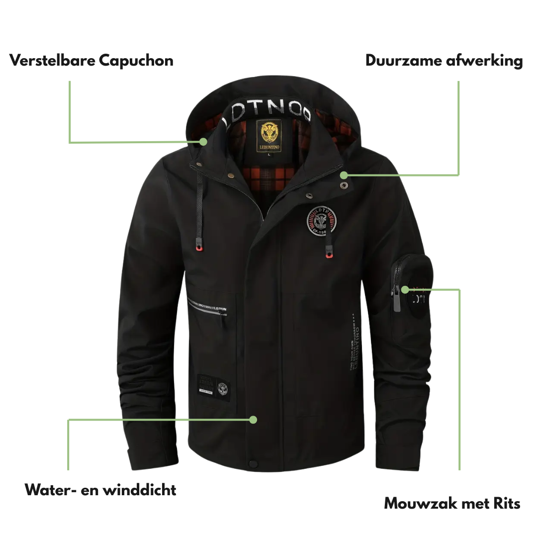 Heren Outdoor Jas - Winddicht & Waterdicht - Herfst