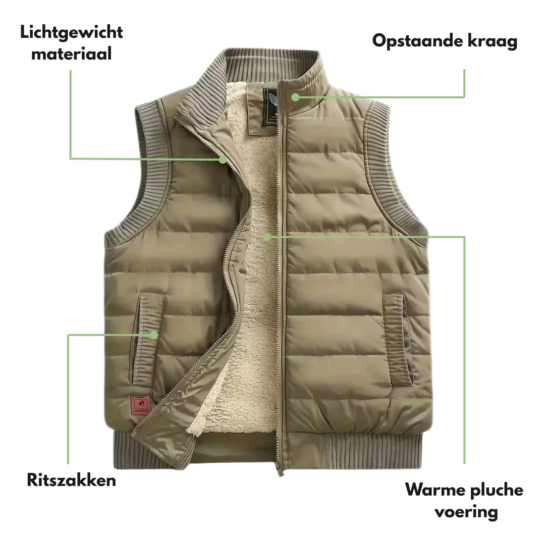 Heren Outdoor Bodywarmer – Gevoerd – Herfst/Winter