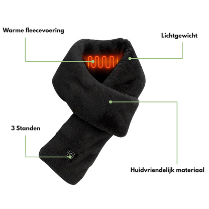 Verwarmde Winter Sjaal – 3 Standen – Oplaadbaar