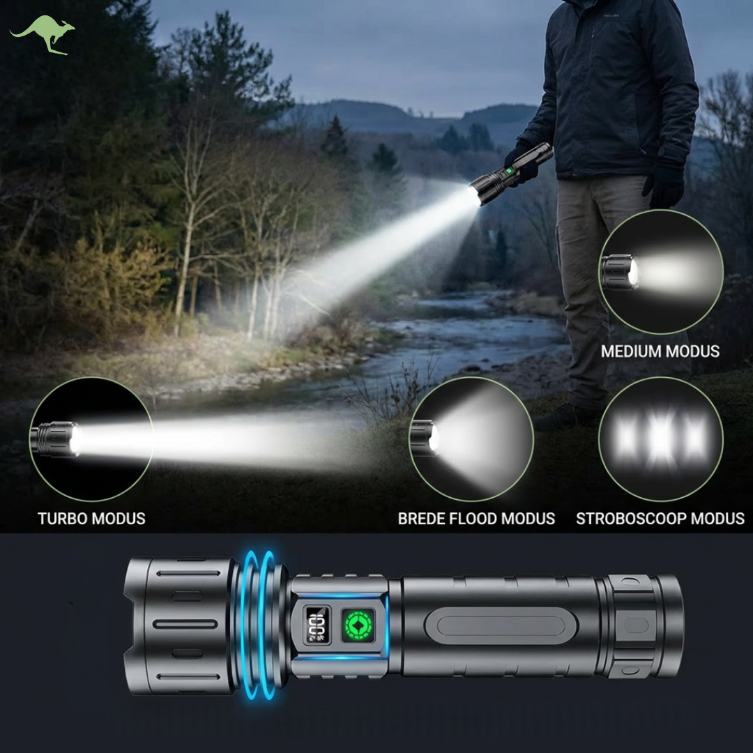 Zaklamp – Felste LED – 10.000 Lumen