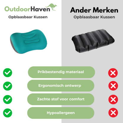 Opblaasbaar Kussen - Kamperen - OutdoorHavenNL