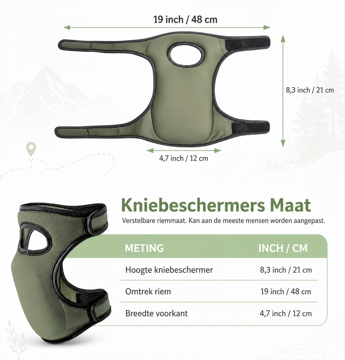Verstelbare Kniebeschermers Neopreen – Anti-Slip, Duurzaam, voor Tuin & Kluswerkzaamheden