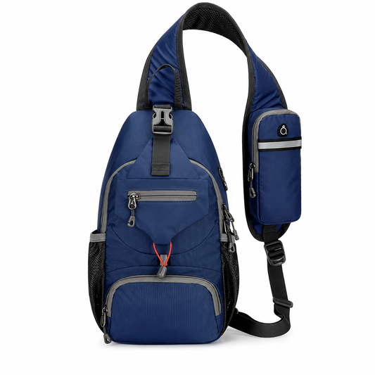 Sling Chest Bag Outdoor - Multi-Pocket Crossbody - Lichtgewicht