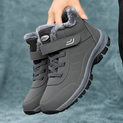 Snowboots dames met klittenbandsluiting