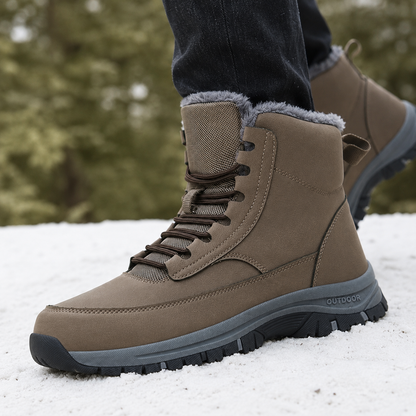 Waterdichte snowboots voor heren met high-top schacht