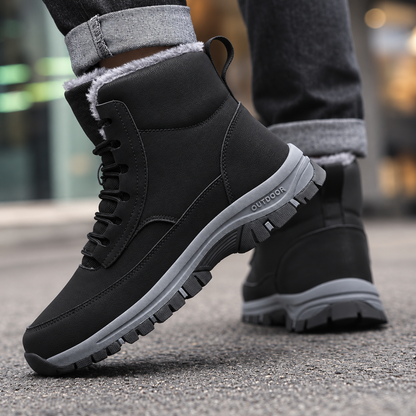 Waterdichte snowboots voor heren met high-top schacht