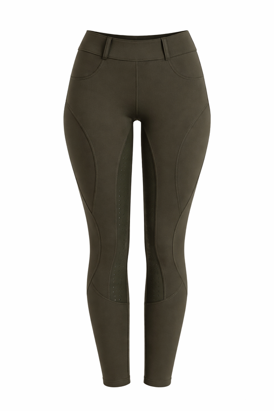 Dames Paardrijbroek - Telefoonzak - Ruitersport Legging