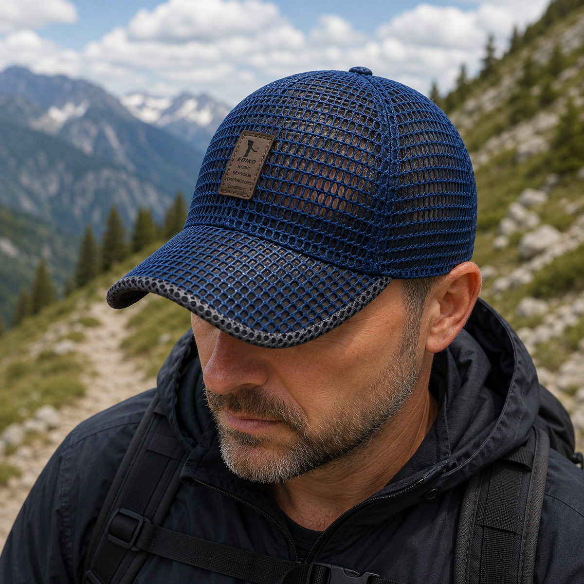 Heren Trucker Cap Mesh - UV-bescherming - Verstelbaar