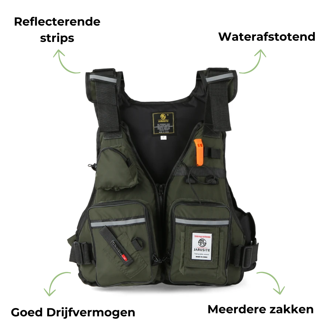 Outdoor Vest - Vissen - OutdoorHavenNL