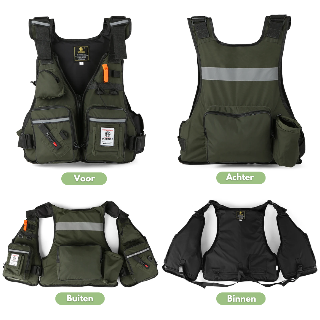 Outdoor Vest - Vissen - OutdoorHavenNL