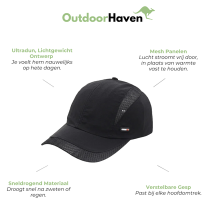 Heren Baseballcap - UV-Bescherming - Mesh Panelen