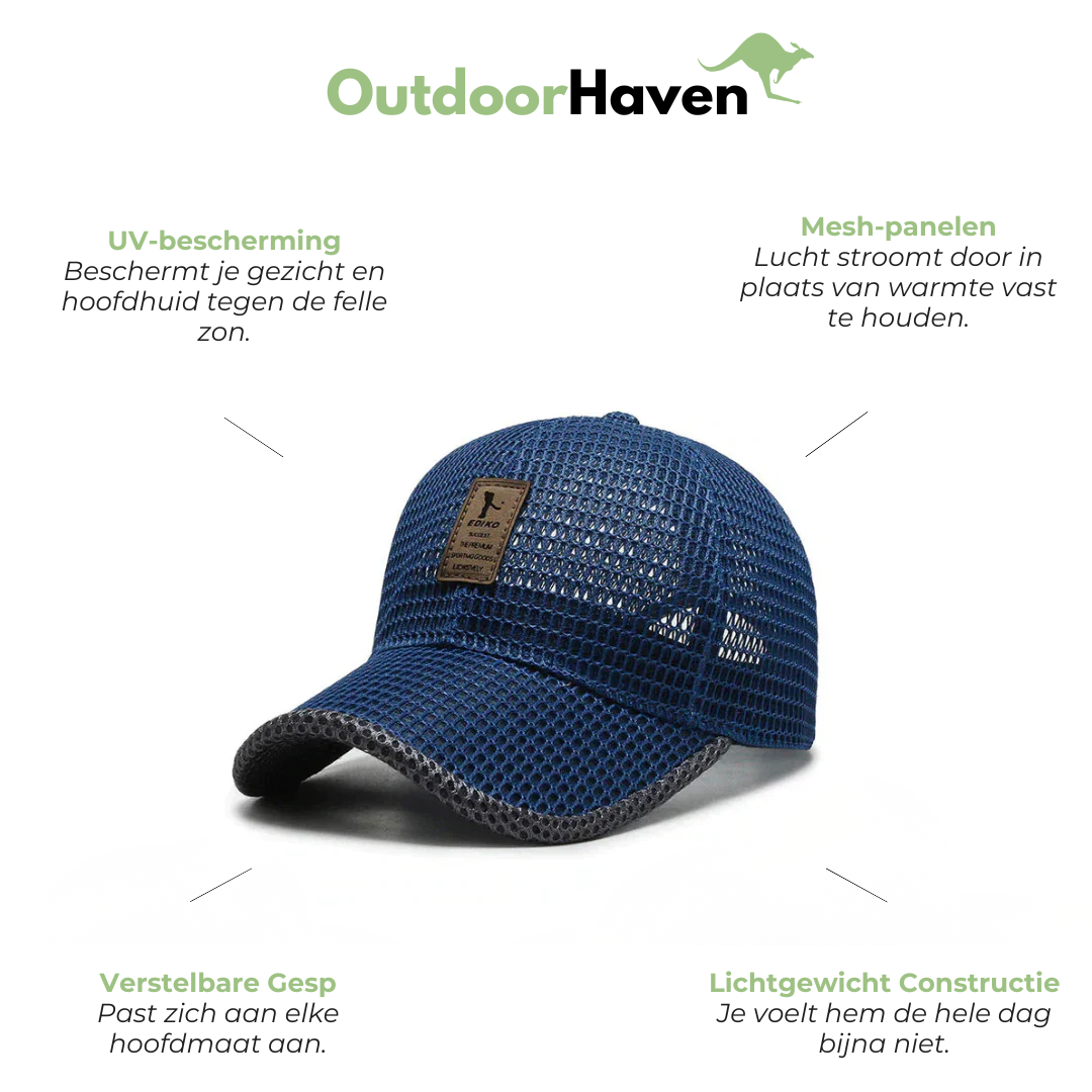 Heren Trucker Cap Mesh - UV-bescherming - Verstelbaar
