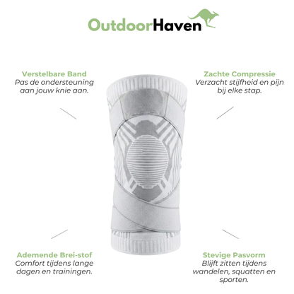 Kniebrace - Compressiemouw - Verstelbare Band