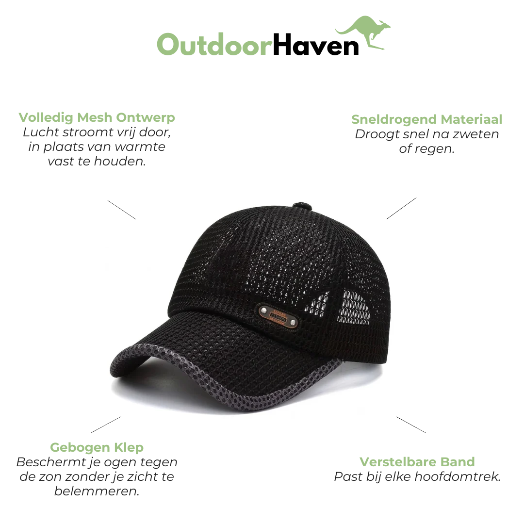 Heren Baseballcap - Snel Drogend - Verstelbaar