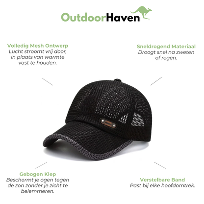 Heren Baseballcap - Snel Drogend - Verstelbaar