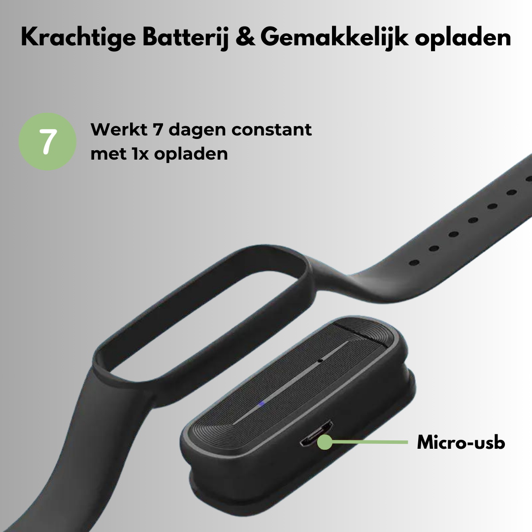 OutdoorHaven - Ultrasone Anti Muggen Armband - OutdoorHavenNL