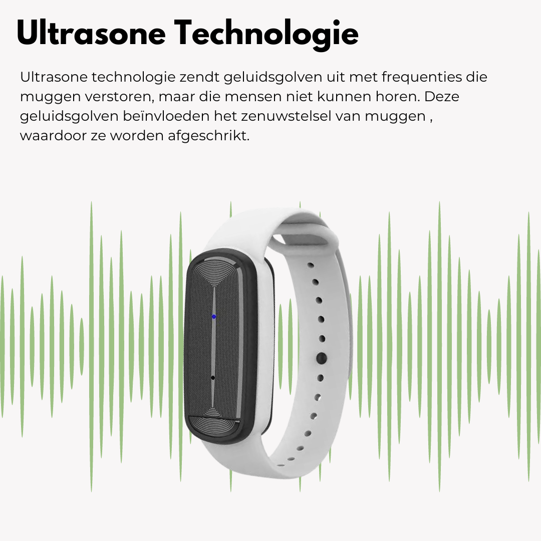 OutdoorHaven - Ultrasone Anti Muggen Armband - OutdoorHavenNL