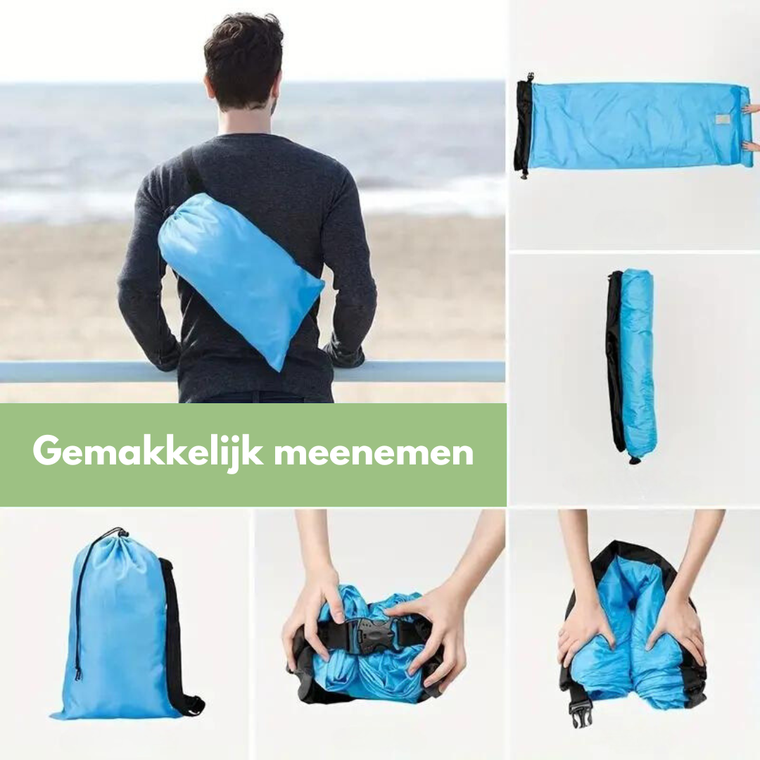 OutdoorHaven - Air Lounger - Handig Luchtbed