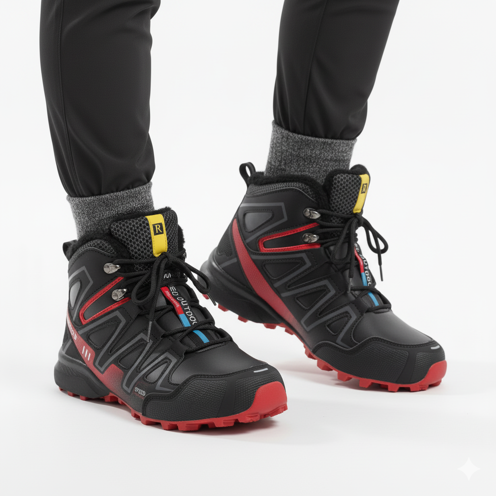 Heren Winter Outdoor wandelschoenen – Waterdicht & Warm Gevoerd