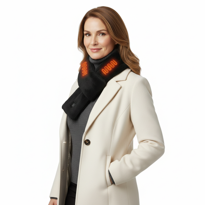 Verwarmde Winter Sjaal – 3 Standen – Oplaadbaar
