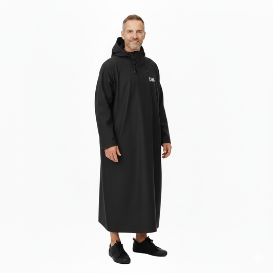 Unisex Regenponcho – Waterdicht met Capuchon – Lange Jas