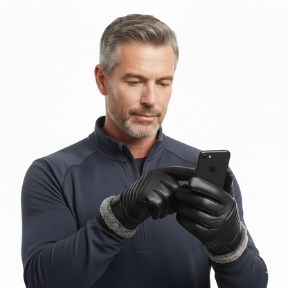 Heren Fleece Handschoenen – Gevoerd & Touchscreen – Winter