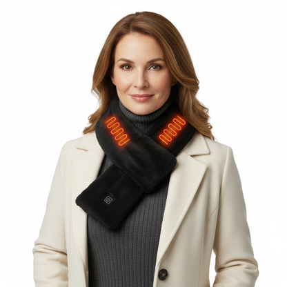 Verwarmde Winter Sjaal – 3 Standen – Oplaadbaar