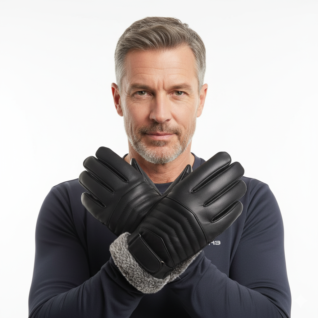 Heren Fleece Handschoenen – Gevoerd & Touchscreen – Winter