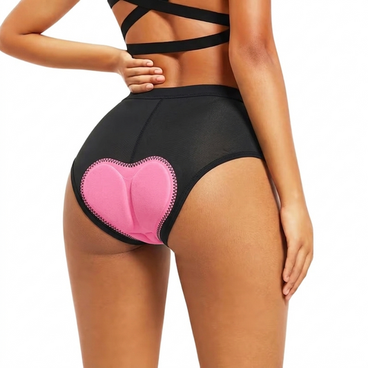 Dames Fiets Ondergoed met Padding - 4D Gel Zeem - Ademend