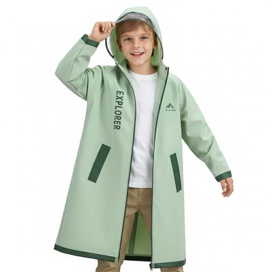 Kinder Regenjas – Waterdicht – Met Capuchon – Outdoor Jas