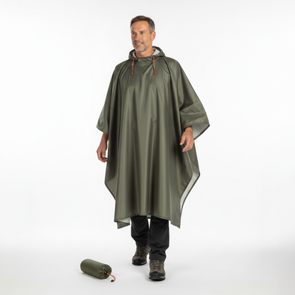 Lichtgewicht Regenponcho – Waterdicht, Ademend & Multifunctioneel