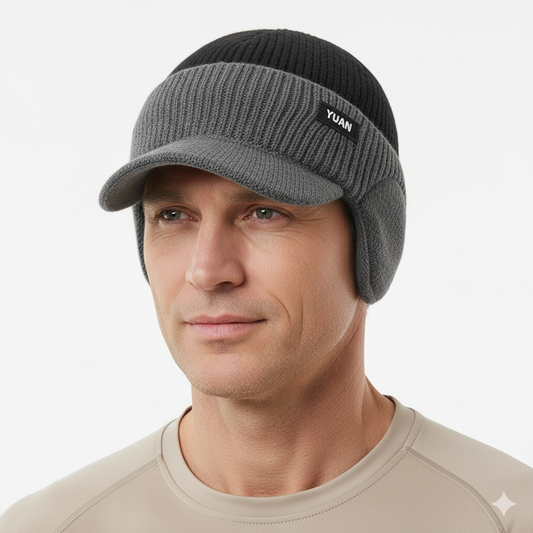 Winter Gebreide Muts – Warme Fleece – Oorbescherming