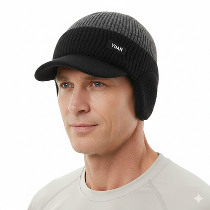 Winter Gebreide Muts – Warme Fleece – Oorbescherming