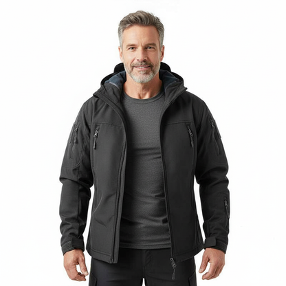 Heren Tactical Jas – Waterdicht Softshell – Met Capuchon