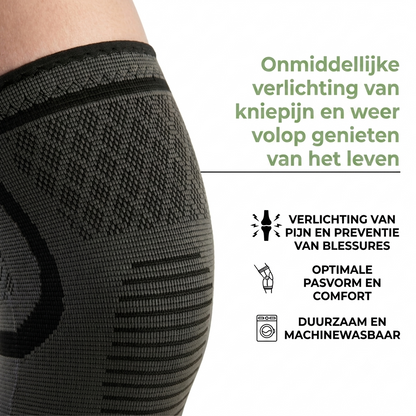 Compressiemouw voor de Knie - Kopervezels - Blijft Zitten