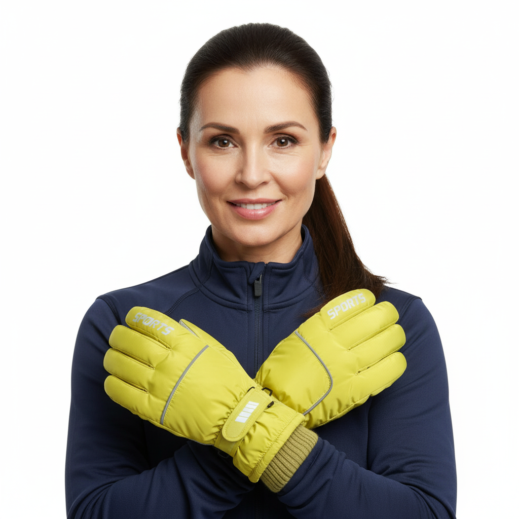 Dames Thermo Skihandschoenen – Touchscreen Compatibel