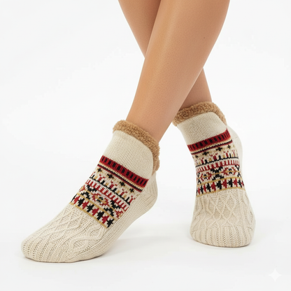 Thermo Gebreide Sokken – Antislip & Warm – Winter Comfort