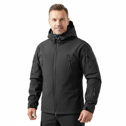 Heren Tactical Jas – Waterdicht Softshell – Met Capuchon