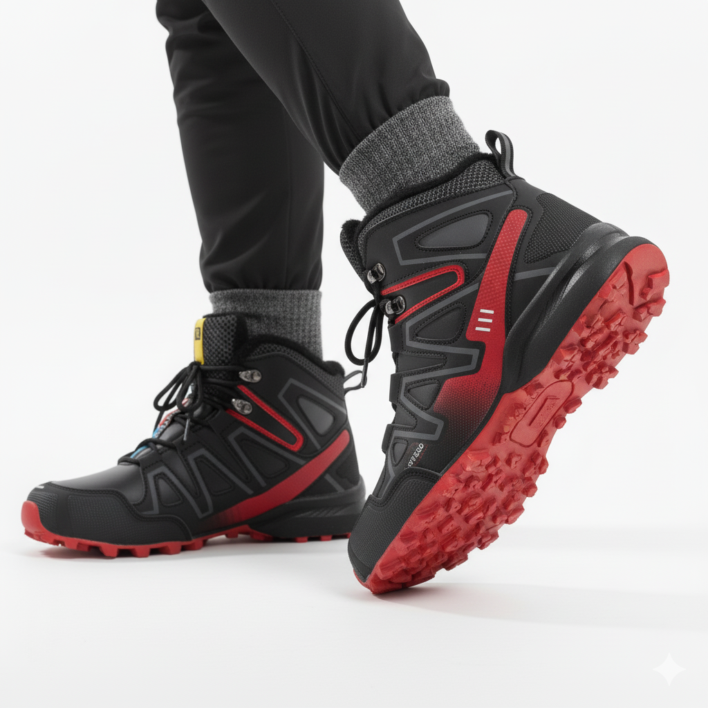 Heren Winter Outdoor wandelschoenen – Waterdicht & Warm Gevoerd