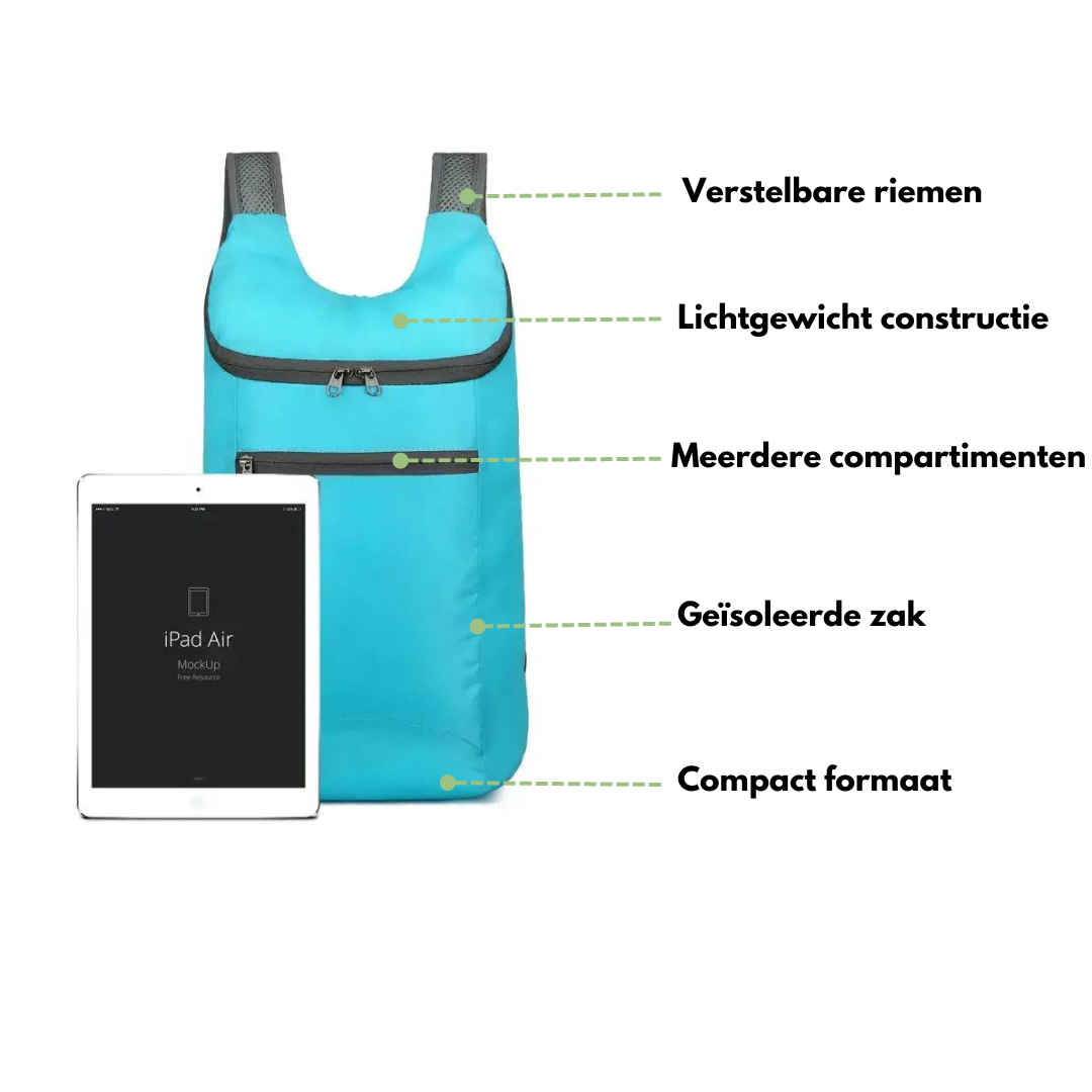 OutdoorHaven Opvouwbare Rugtas - Reizen