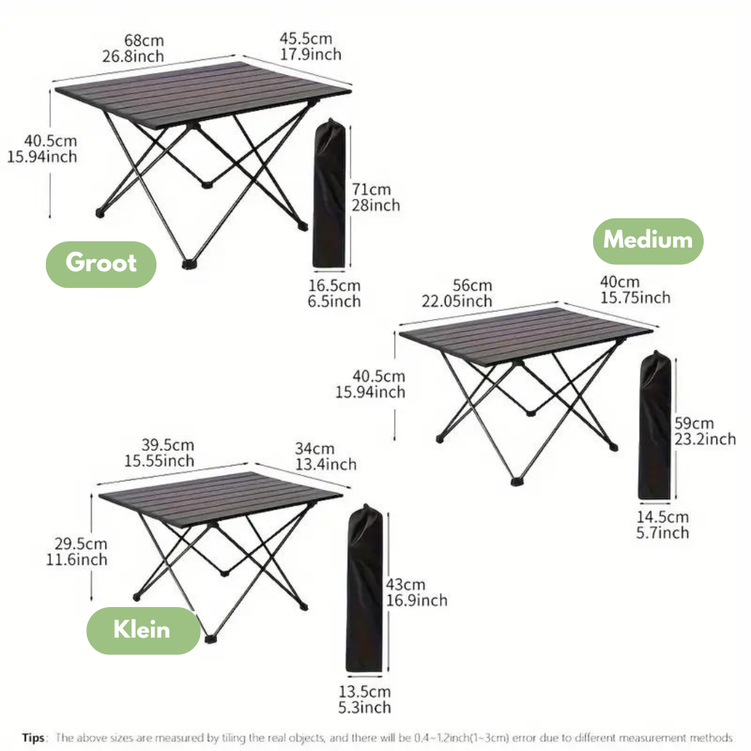 Opvouwbare Tafel - Kamperen - OutdoorHavenNL