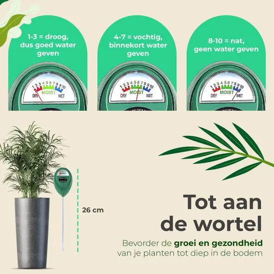 MoistMeter - Vochtmeter voor Planten OutdoorHaven